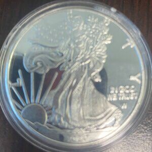 2024 (P) $1 American Silver Eagle Star Privy 1 oz Brilliant Uncirculated